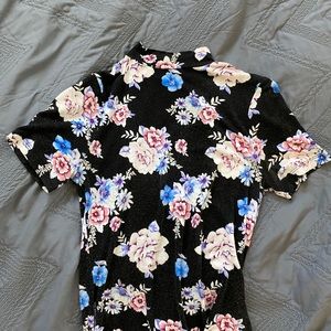 Floral forever 21 Bodysuit